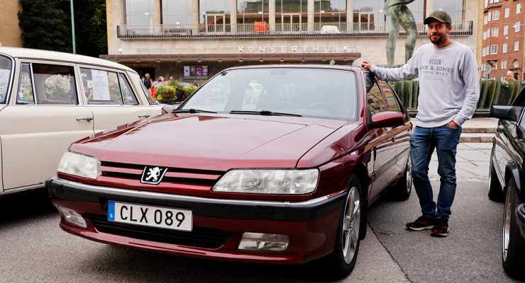 Peugeot 605 på Götaplatsen