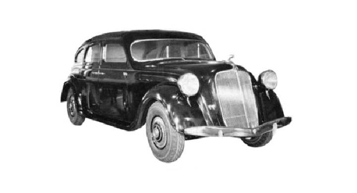 Trettiotalet var art decon och aerodynamikens decennium. Chrysler och De Soto introducerade Airflow 1934. Här är en av de många stilstudierna.