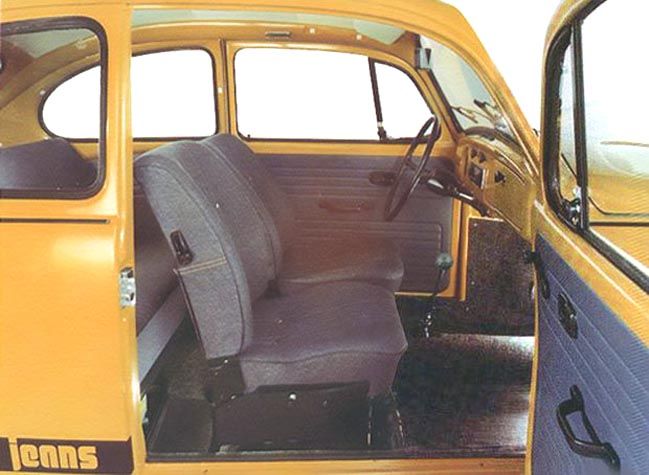 Volkswagen Jeans fanns åren 1974 till 1976, trendigt, kitchigt och... slitstarkt.