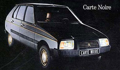 Syndigt svart med Carte Noire