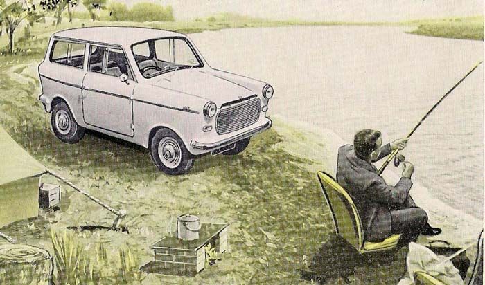 Man får inte satsa på stora fiskar om man är ute med sin Lightburn Zeta. En australisk minibil som byggdes av kylskåpstillverkaren Lightburn 1963-65