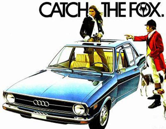 DKW:s efterföljare Audi gick det lite bättre för, och den som vi kallar modell 80 fick heta Fox.