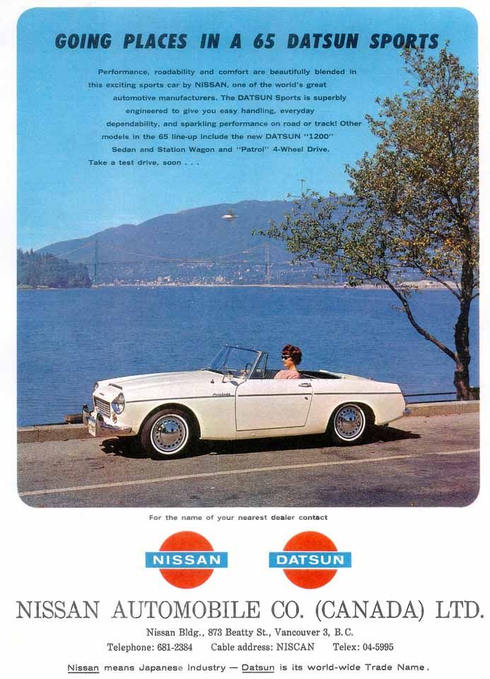 Datsun Fairlady, en sportbil som visade att japanerna viss kunde dom också. Ganska framgångsrik i USA.