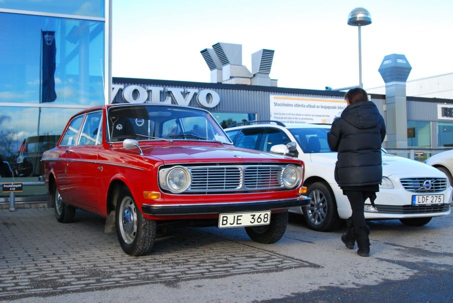 Till synes orörd Volvo 142 1968 som nyligen såldes av den förste ägaren.