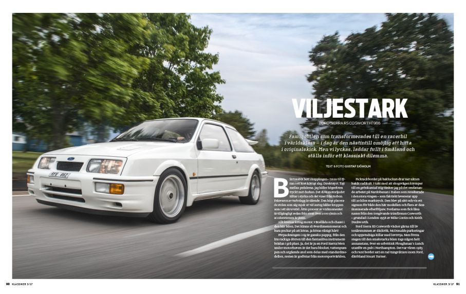 Ford Sierra RS Cosworth i omodifierat originalskick, hur är den att köra?
