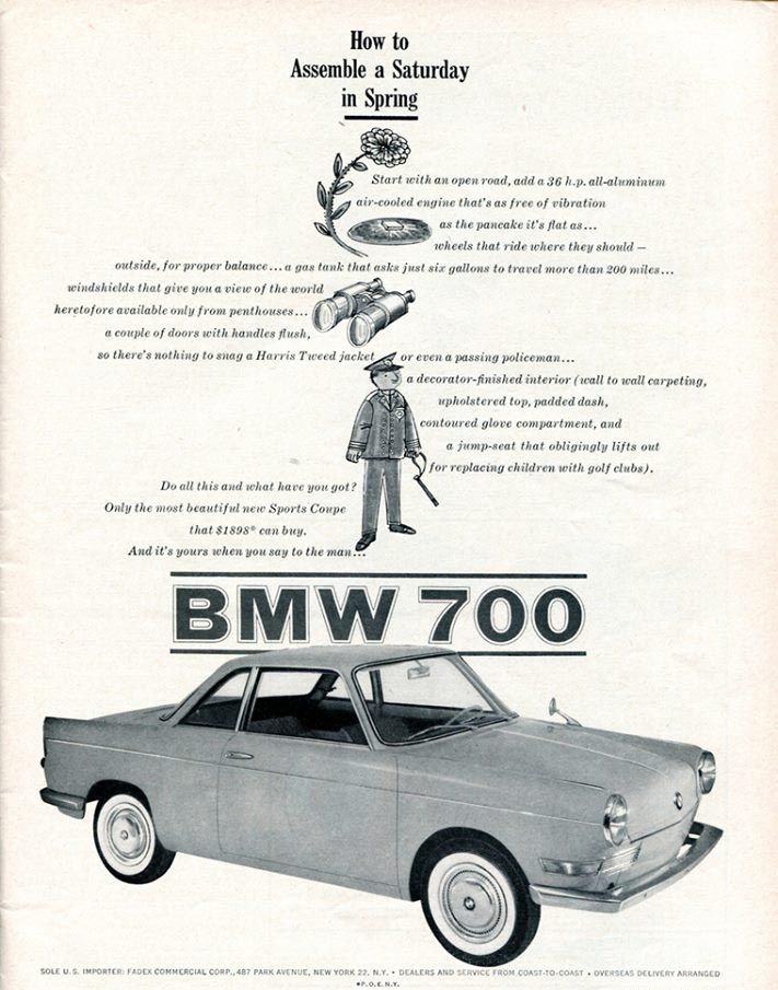 BMW:s lilla 700 såldes i USA