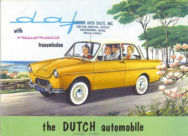 Dafbroschyren 1960 för USA
