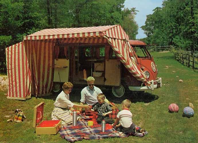 Volkswagenbussen kunde vara allt från lastbil, buss, familjebil och fullutrustad sommarstuga på hjul.