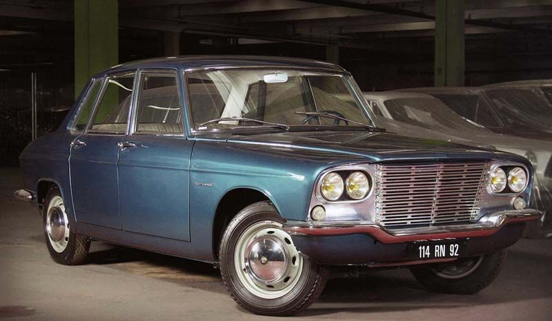 Renault project 114 genomgick ett antal metamorfoser, här från Ghia 1961