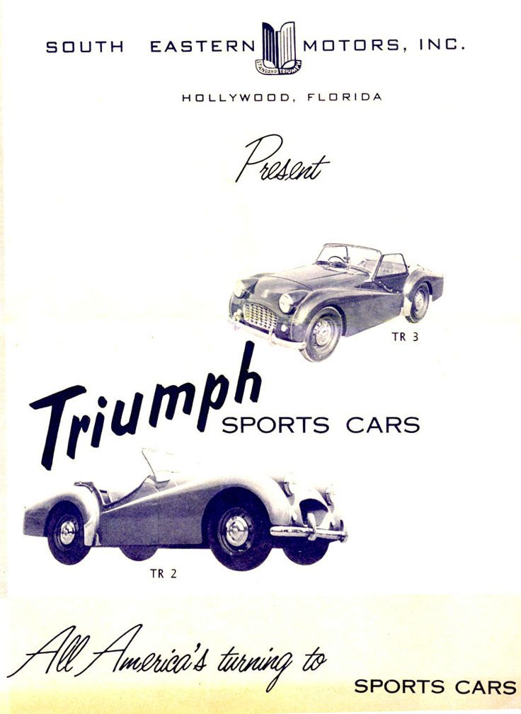 minimalistiskt för Triumph 1955