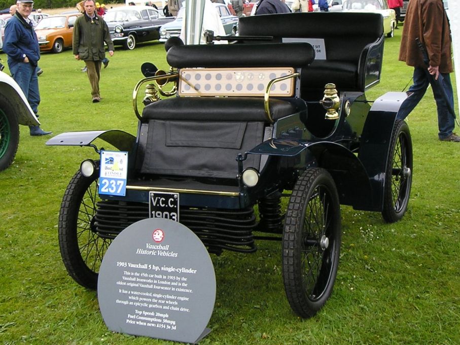 VIP.gäst, världens äldsta Vauxhall, från 1903