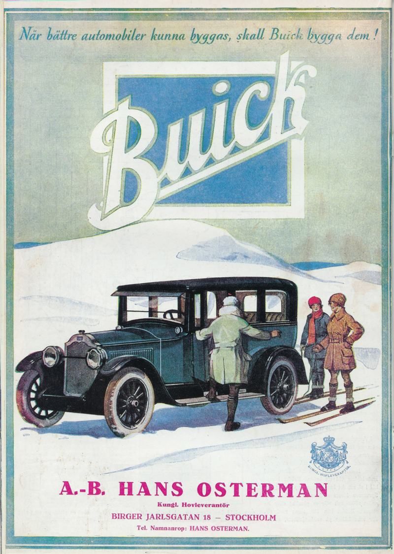 When better cars are built, Buick will build them. Så löd Buicks berömda slogan och här i svensk översättning 1928.