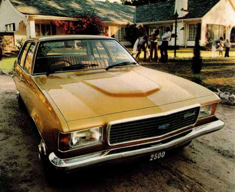 I Sydafrika hette den Chevrolet 2500 med fyrcylindrig motor.