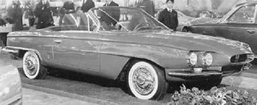 Fiat 1500 Glenn Spider från Vignale, en show-car 1962