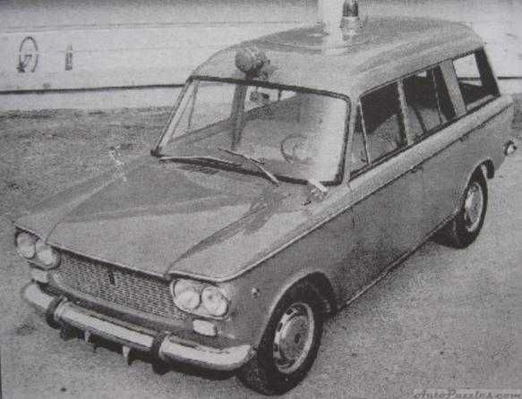 Speicalbyggd bil för polisbruk, från Savio 1963