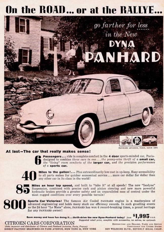 Panhard USA 1958