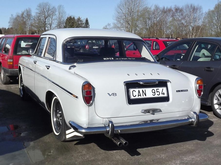 Rover 3,5litre i P5-serien 1963, en Rover vi inte ser så ofta hos oss.