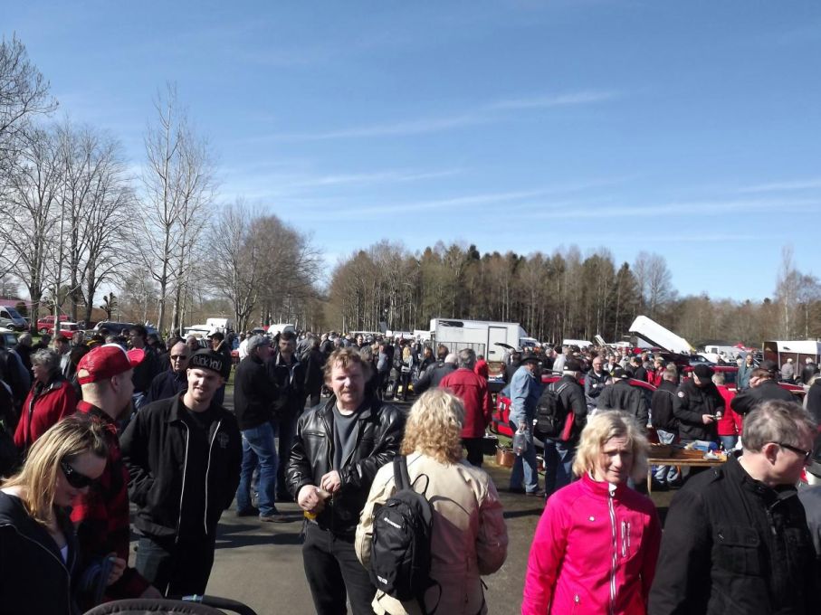 Trängseln var stundvis enorm...