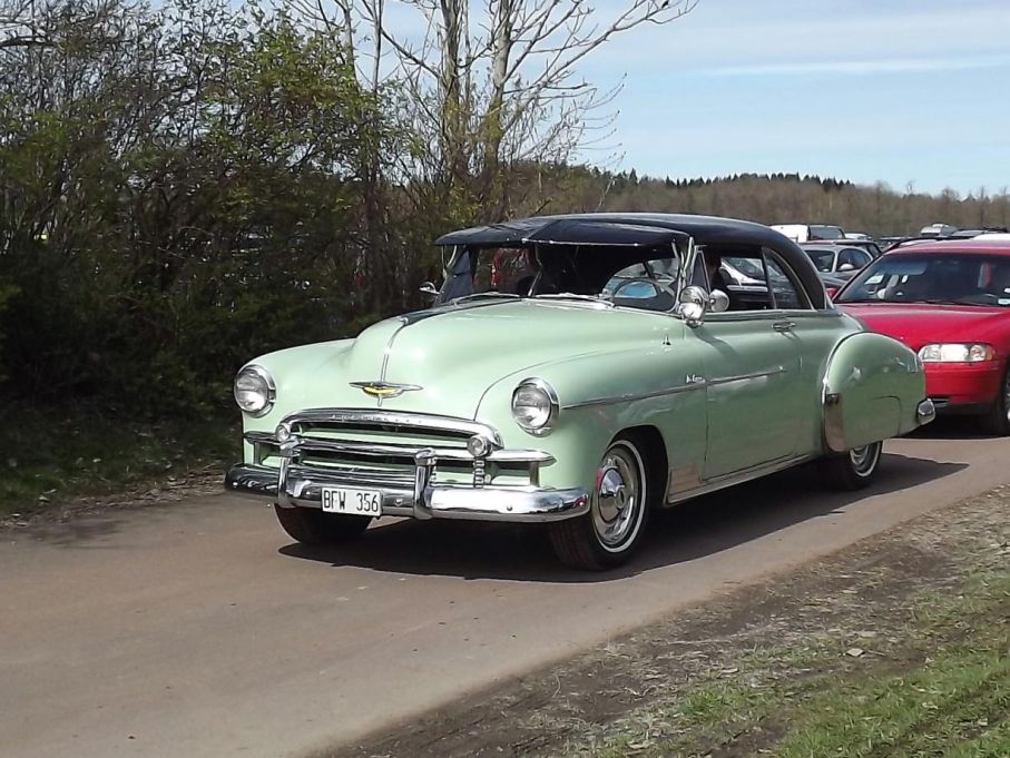 Chervolet Styleline De Luxe fick tillnamnet Bel Air när den kom som hardtop coupé, denna från 1950.