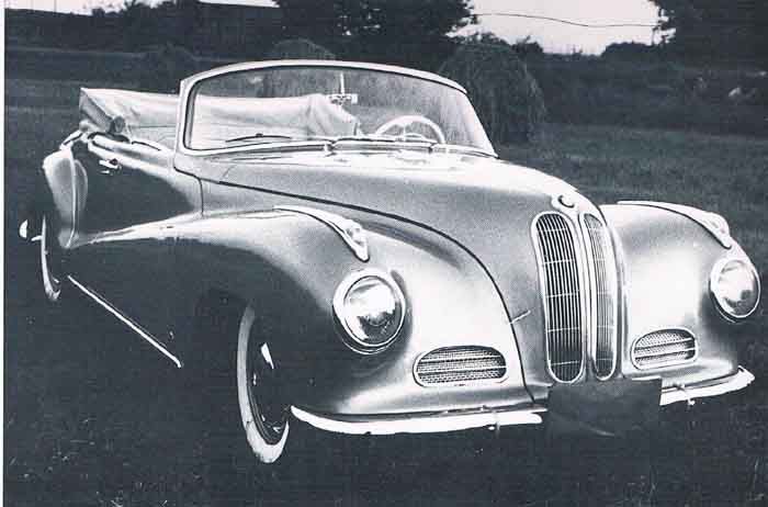 Bocholt hette denna cabriolet på BMW 502, 15 byggda.