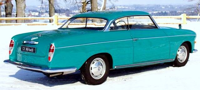 Två coupéer gjordes på BMW 3200-bas 1961, båda existerar idag , och har även dom Mercedeslampor.