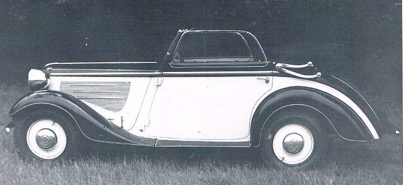 Autenrieths första uppdrag för BMW var 1934 och en serie cabrioleter på BMW 315-modellen, c:a 50 stycken skall ha gjorts av dessa.