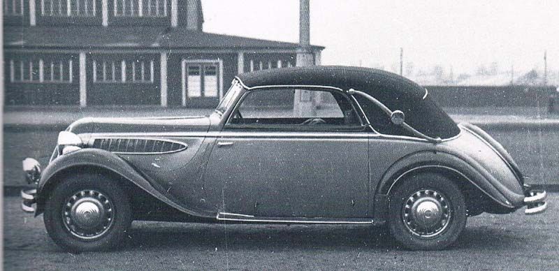 326 tvåfönsterscabriolet, ett exemplar 1938