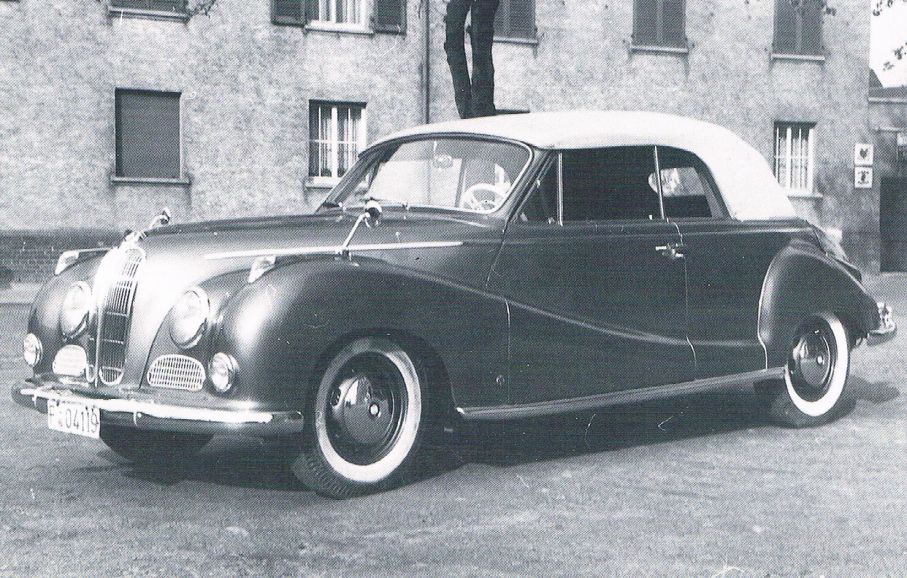 BMW 502 cabrio specialbeställd från Autenrieth av Ernst von Siemens.