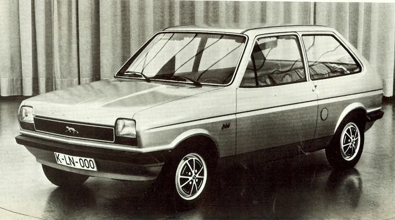 Och så det blev det också, fast inte i USA. Här ser vi den nästa färdiga Mini-Mite som nu bytt namn till Bobcat 1973. Ett par års finslipning återstod och tillverkningen förlades i Tyskland, och från 1976 känner vi den istället som Fiesta.